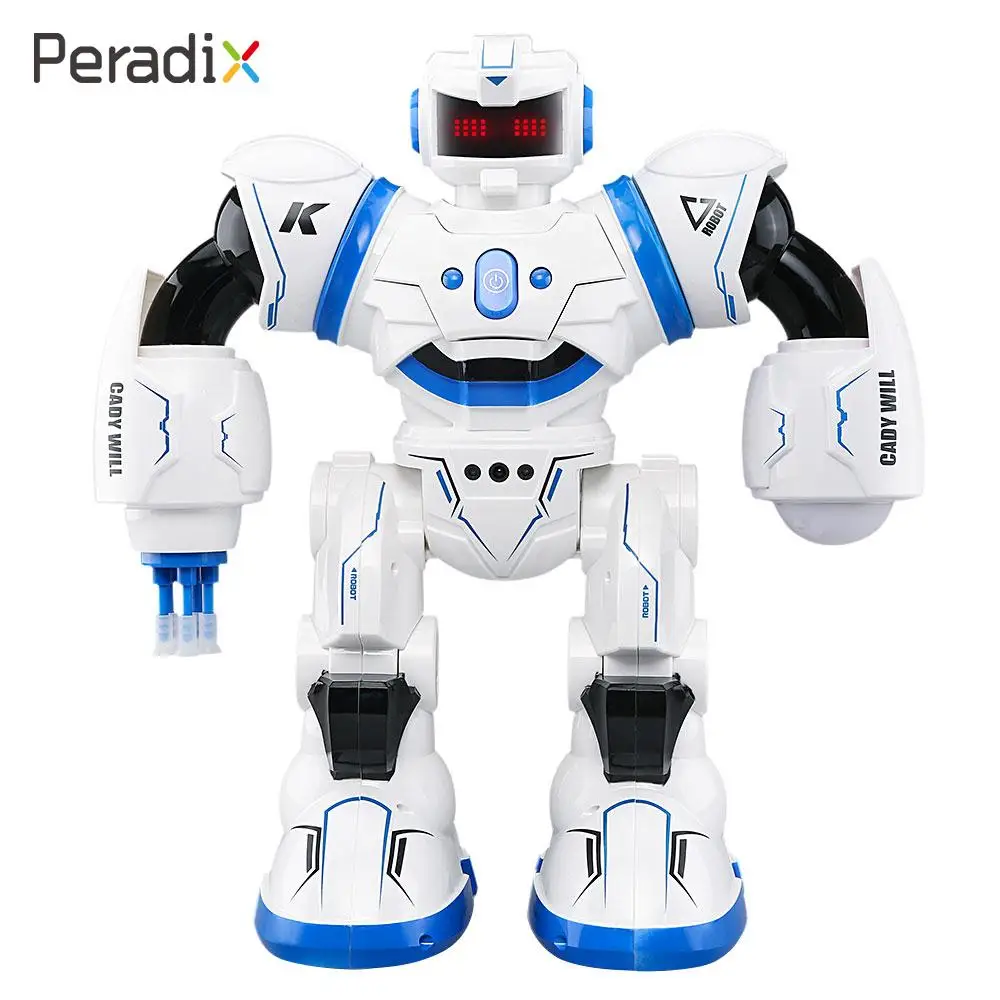 

Electronic Robot Model Toys Baby Kids Children RC Toy2.4GHz Multi Mode Control Robot Intelligent Gesture Sensor Dancing Flashing