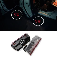 LED Car Door Courtesy Light Welcome 3D Laser Ggost Logo Projector For VW Passat B6 B7 CC Golf 6 7 Jetta MK5 MK6 Tiguan Scirocco