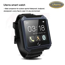 2016 kostenloser versand reloj intelligente wasserdicht stoßfest outdoor-sport bluetooth 4,0 smartwatches tragbares gerät Uterra Blau