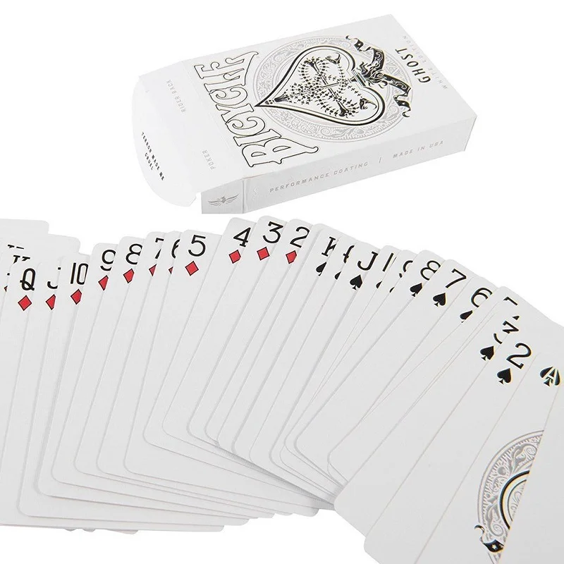 Велосипед Ghost White Legacy Edition Ellusionist игральные карты для покера Размер USPCC limited edition колода волшебные карты трюки Prop