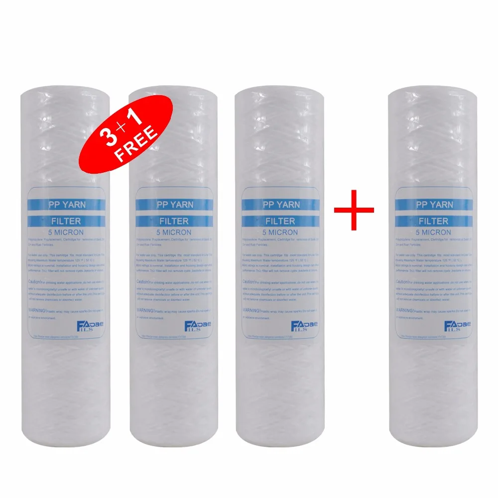 

10"x2-1/2" Polypropylene string-wound sediment filter 5Micron