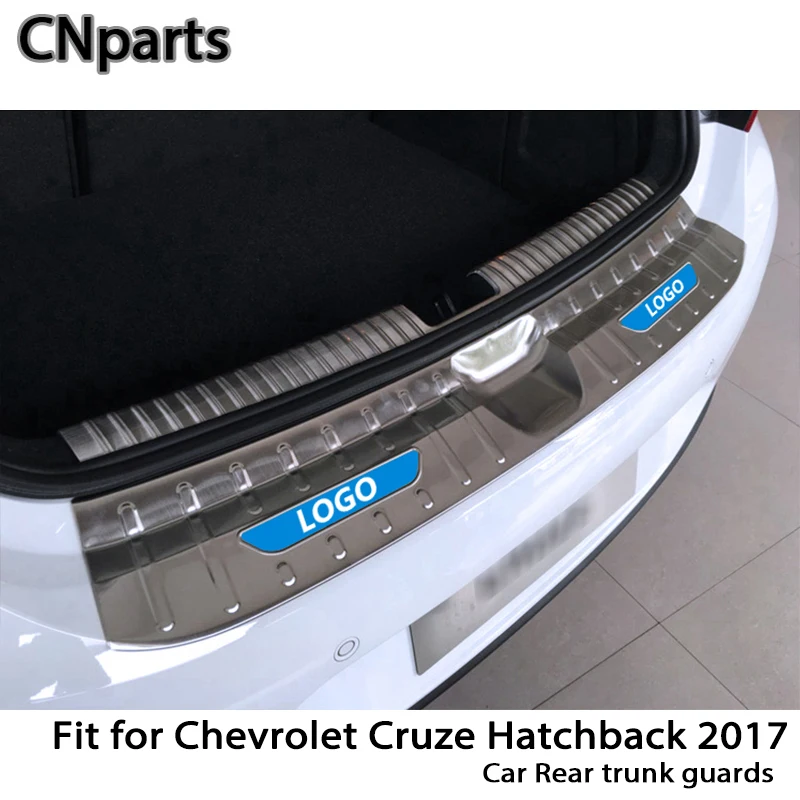 

CNparts For Chevrolet Cruze Hatchback 2017 Auto Car Rear Trunk Door Bumper Anti Scratch Strips Accessories