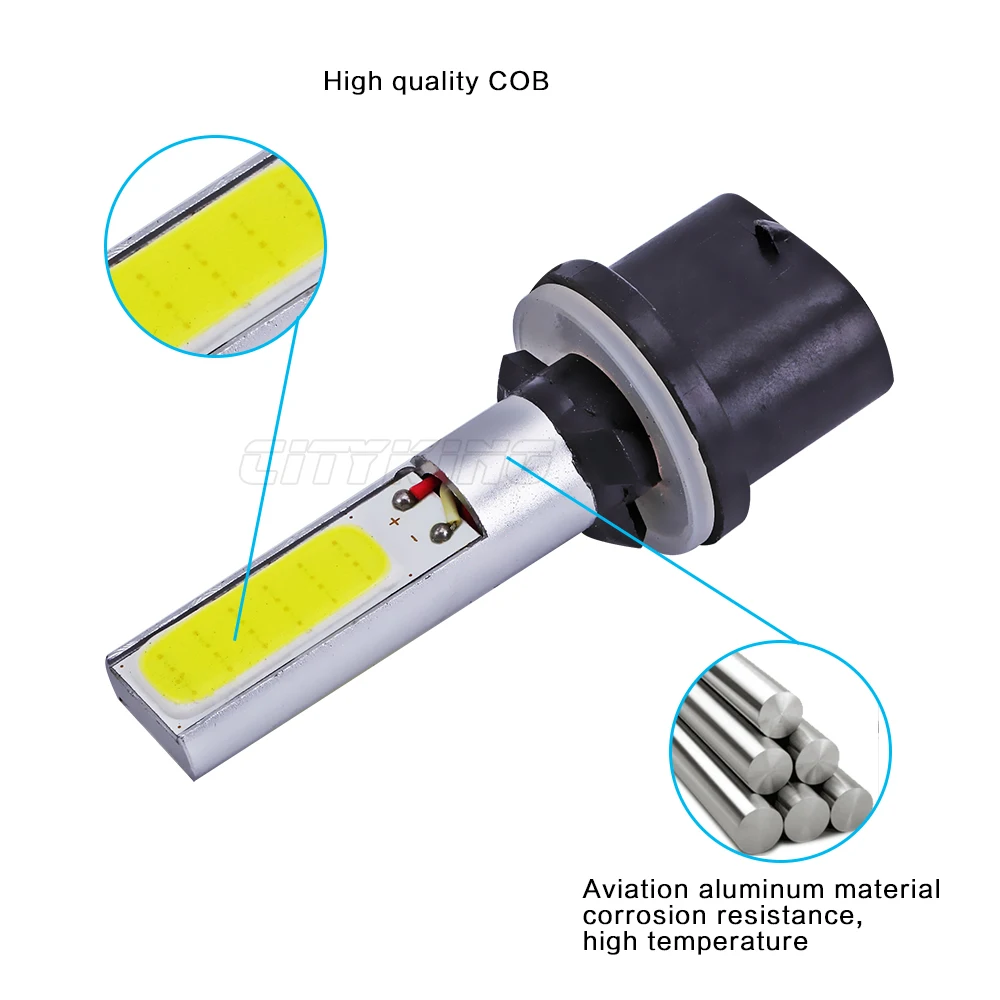 10 шт. 880 светодиодный COB чип на плате высокой мощности Светодиодный противотуманный фонарь 880 881 h1 h3 противотуманная фара SMD Exnon Автомобильный светодиодный фары, противотуманные фары, белый