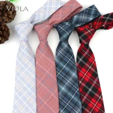 Модные Молодежные полосатые клетчатые галстуки с принтом 7 см, солнечные мужские вечерние повседневные платья, смокинг, подарок, галстук-бабочка, аксессуар, красный, зеленый, коричневый