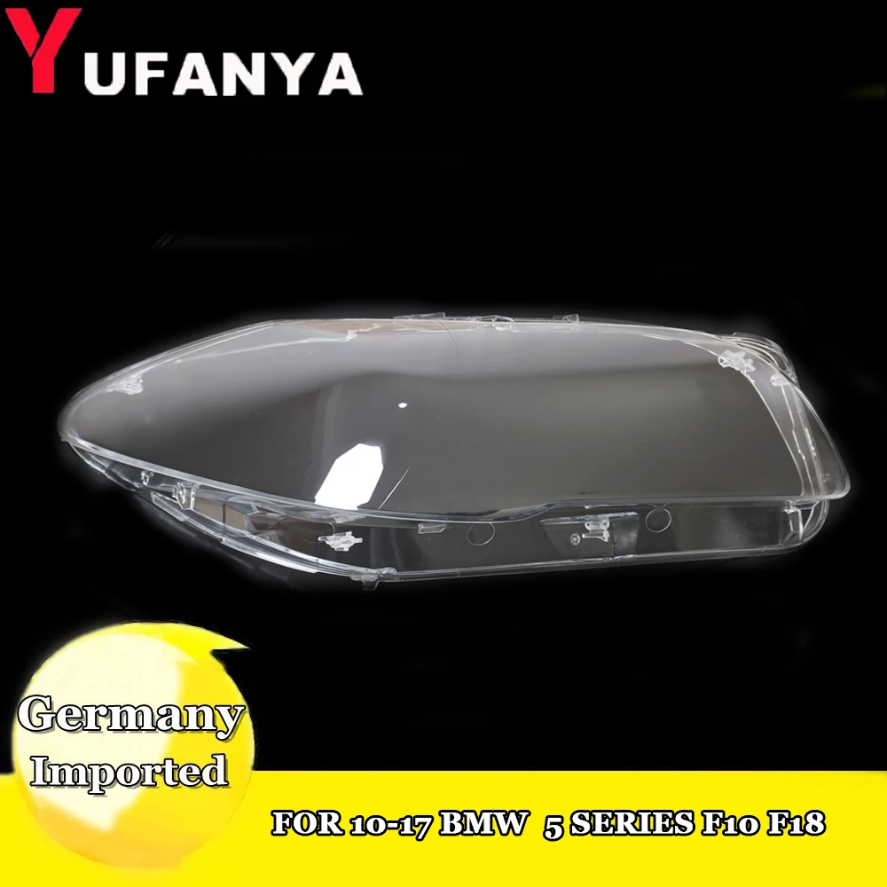 

Left Right Headlight Lens Cover for BMW 5 Series 2010-2017 F10 F18 Headlight Lens Replacement LED Headlight Cover Case Mask DIY