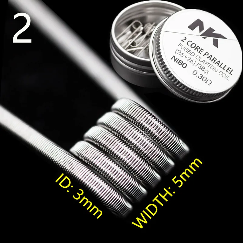 Катушка NK N90 fused clapton Ni90 предварительно изготовленный высокочистый производитель
