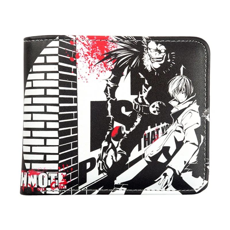 Мужской кошелек с рисунком из аниме Death Note|wallet bifold|pattern pursepurse clutch |