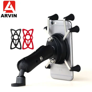 

ARVIN Adjustable Mobile Phone Holder For iPhone X XR Samsung S9+ Motorcycle Rearview Mirror Mount Stand Moto Support Smartphone