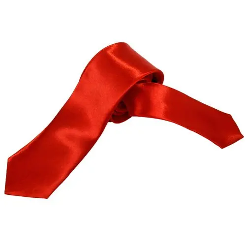 Hot A set of 5 cm wide red tie and 22 * 22 cm red handkerchiefin Men's