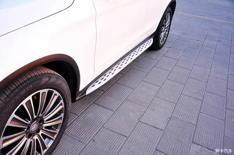 Пара Алюминиевые Подножки для Mercedes Benz GLC43 GLC63 AMG coupe 2016 2017 2018 2019 2020|running boards|side step nerf