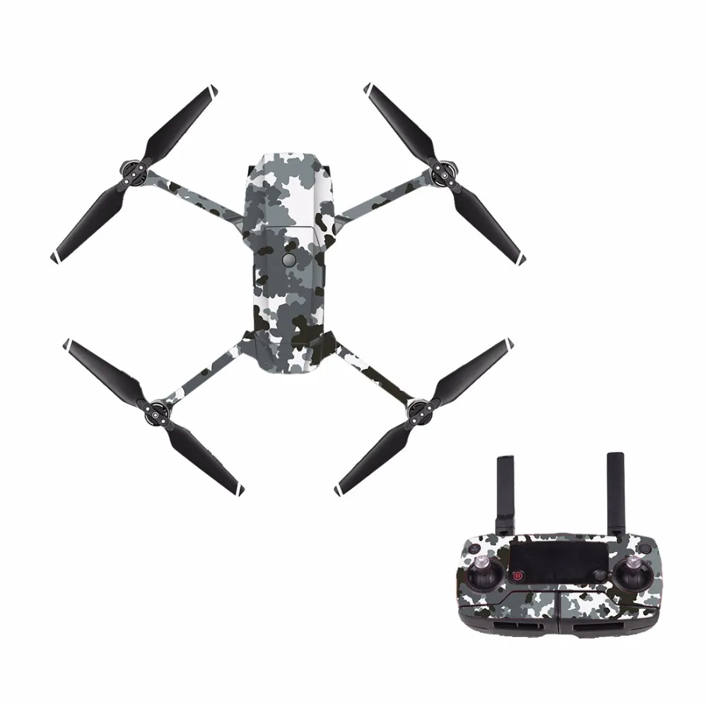 

[M0012] Camouflage for DJI Mavic Pro Decal Skin Sticker Drone Body + Remote Controller + 3 Battery Protection Film Cover