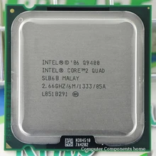 intel core 2 quad Q9400 CPU Processor (2.66Ghz/ 6M /1333GHz) Socket 775 Desktop CPU free shipping motherboard cpu combo