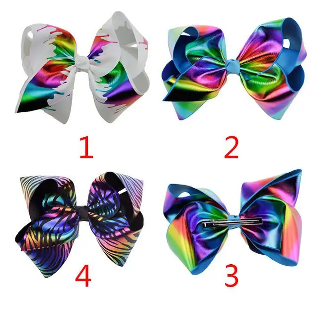 goldern foil ribbon hairbow