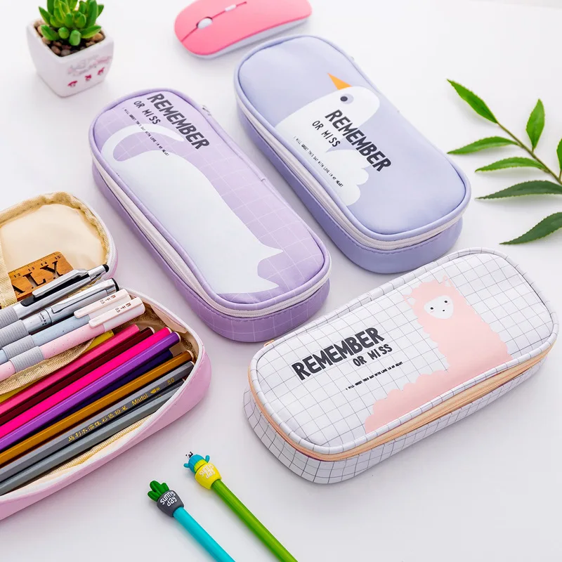 

Summer new animal cartoon, you see, my series of large-capacity penholder students multifunctional stationery case pencil bag