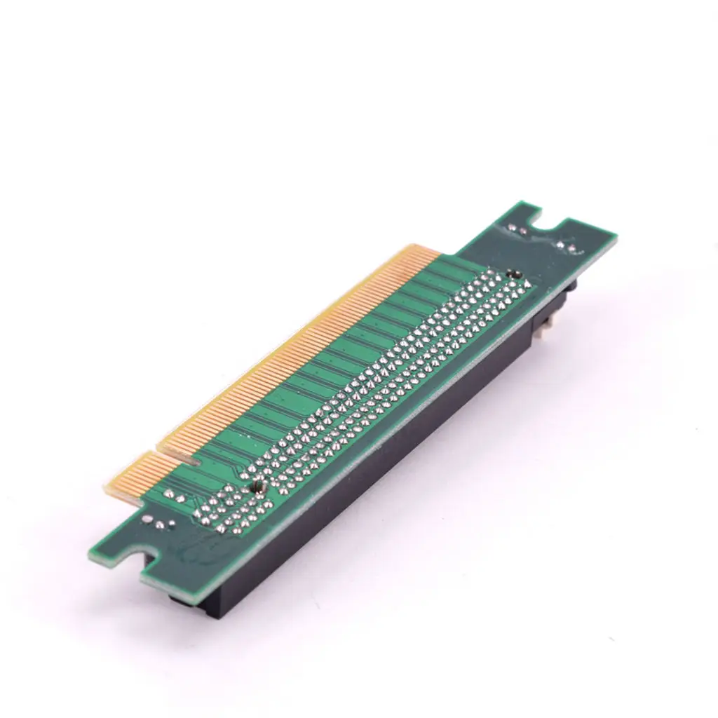 90 ° градусов Pci-E Pci-Express 16X правый угол расширитель протектор Riser карта адаптера