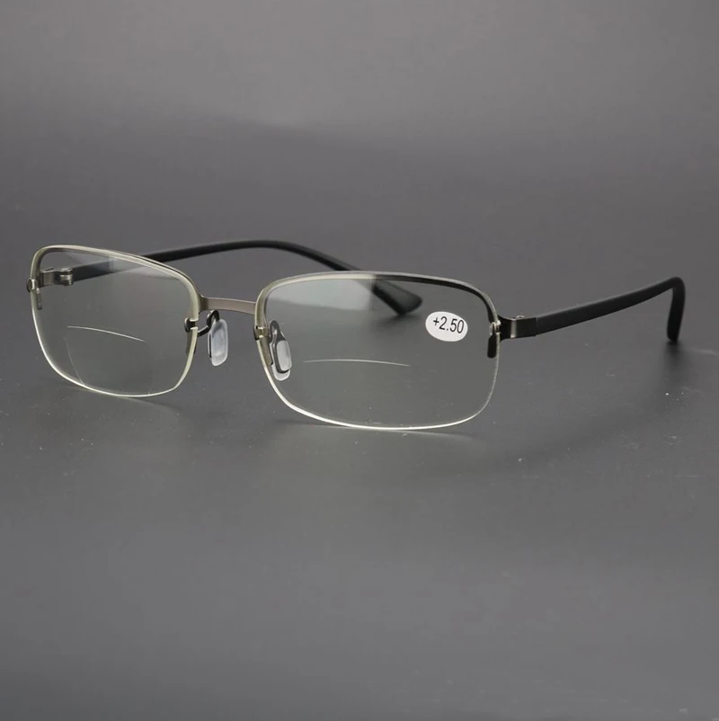 4 в 1 анти-Blu-Ray многофункциональные Сменные линзы бифокальные Солнцезащитные очки для чтения мужские дальние и близкие к дальнозоркости очки 1-3,5