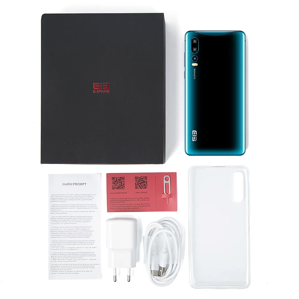 ELEPHONE U2 Smartphone Helio P70 Octa Core 64GB