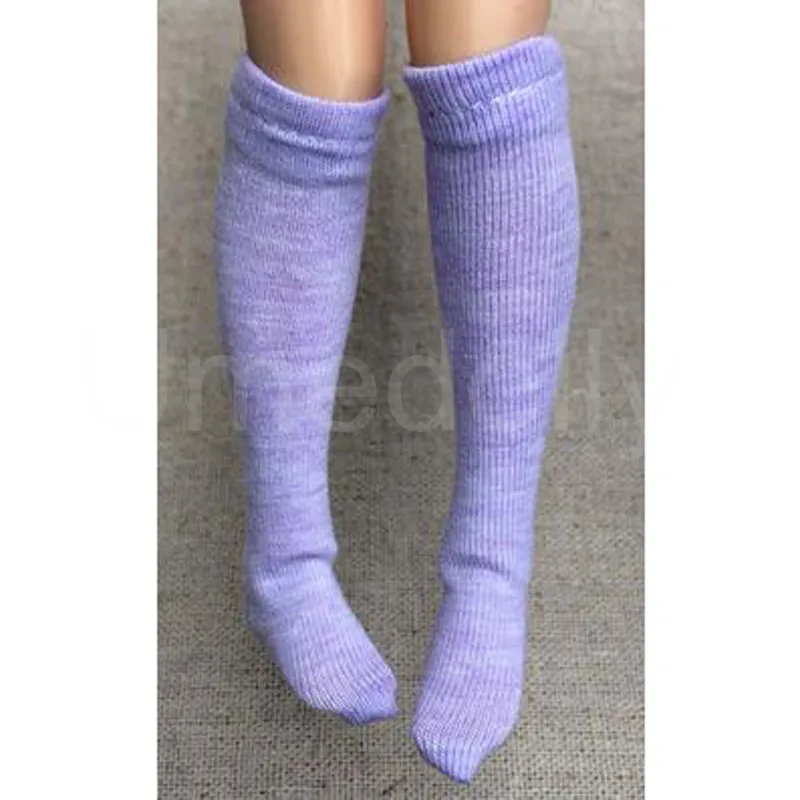 1 Pair Solid Color Knee high Sock Blyth Momoko Barbies Azone Licca 1/6 Doll Clothes Accessories doll accessories doll clothes doll clothes accessories barbie doll clothes