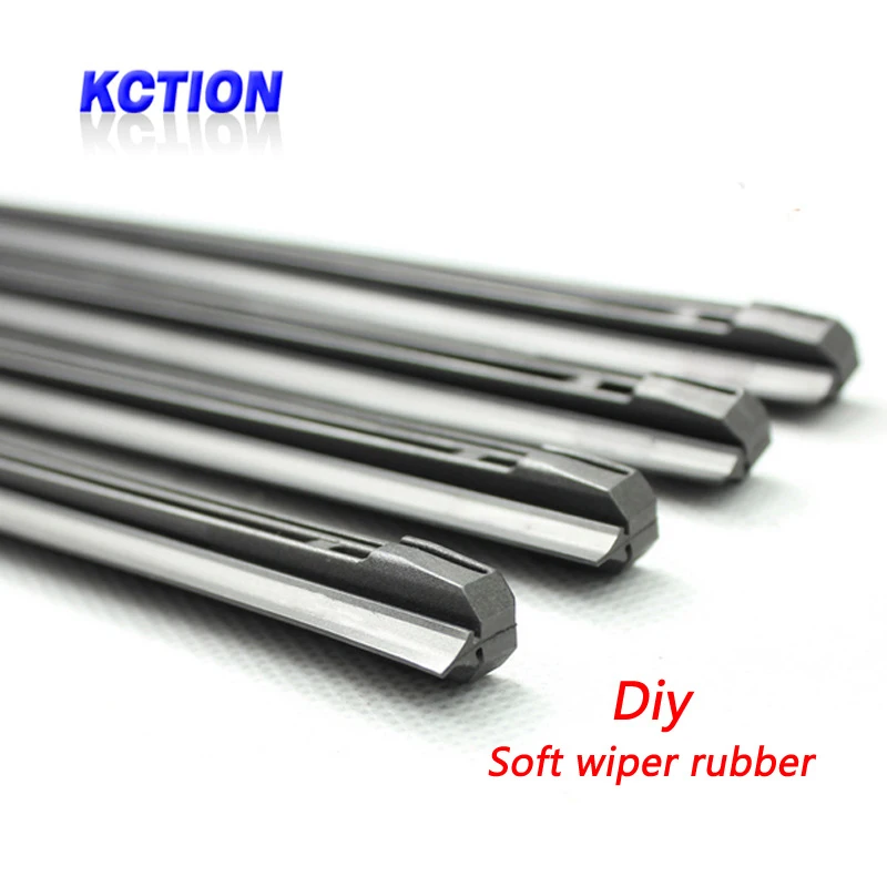 

Diy car wiper blade,Strips wiper blades,Windscreen soft wipers rubber,3 Section Rubber,Size14" 16" 17" 18" 19"20"21" 22" 24" 26"