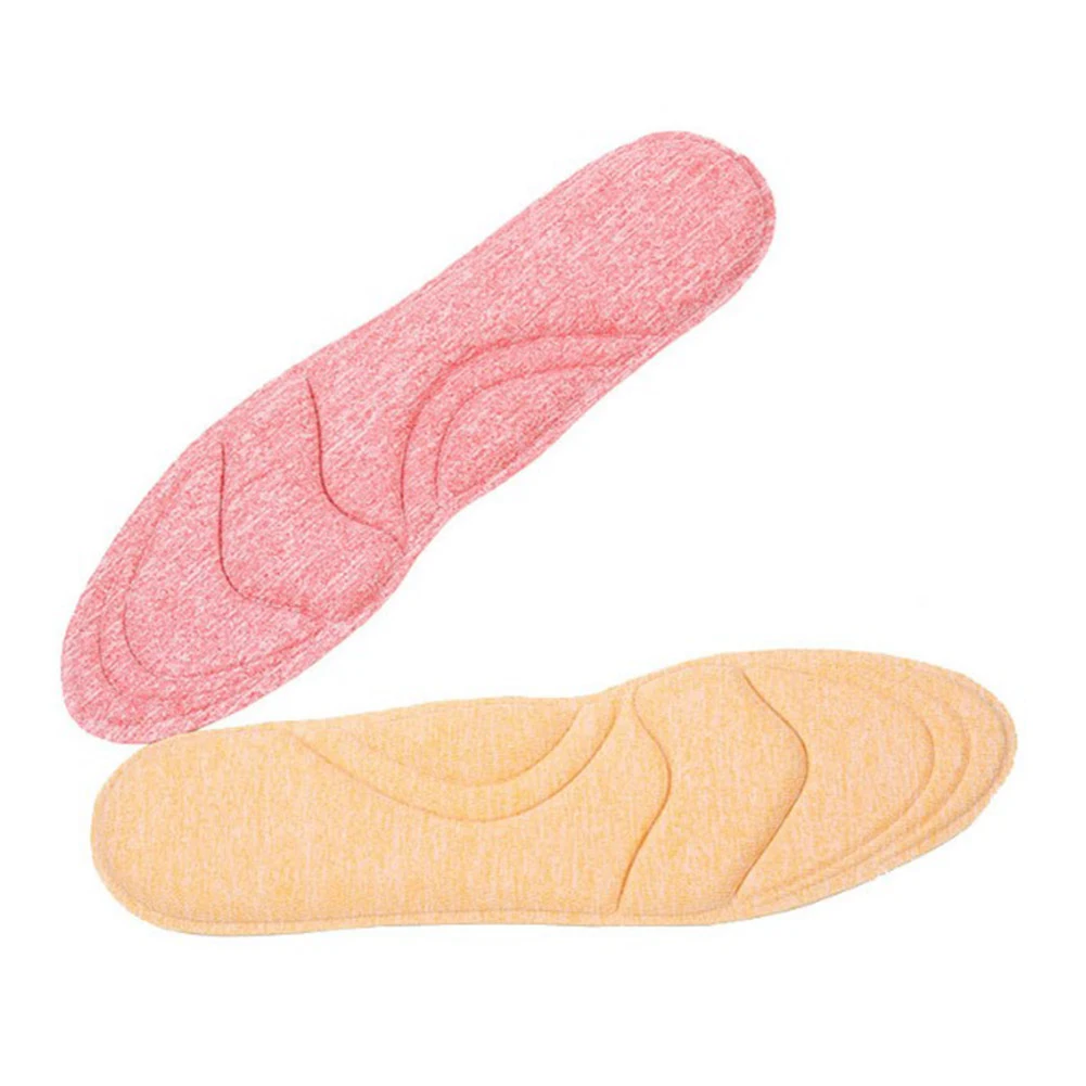 

YJSFG HOUSE 1Pair Women High Heels Sponge 4D Shoe Insoles Cushions Pads Arch Support comfortable shoes Pads