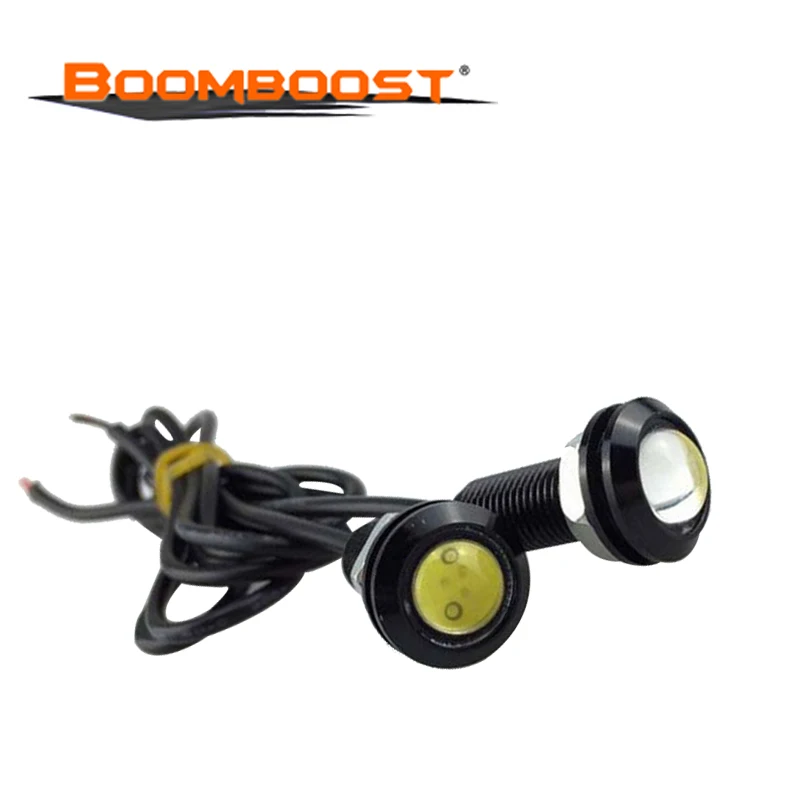 

Car Styling 9W LED Hawkeye Auto Lamp DC 12V Daytime Running Light Eagle Eye 2Pcs/Lot DRL Fogging License WaterProof 18mm Black