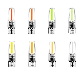 

1X T10 W5W 194 COB LED Light 168 501 Led Car COB Interior Dome Reading Door Light Bulb Lamp T10 License Plate Lamp 12V