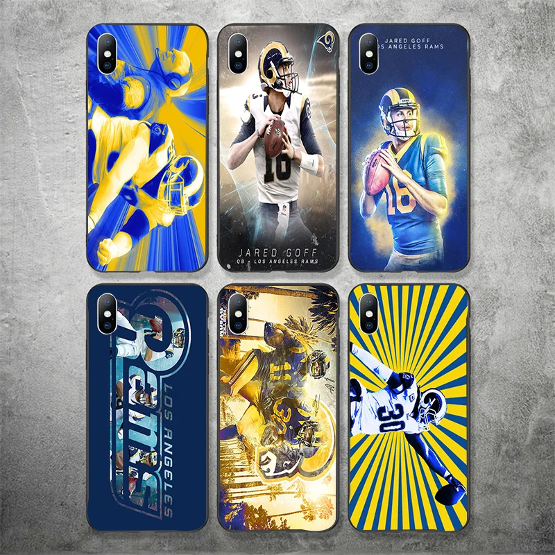 Yinuoda клуб Лос-Анджелес Рэмс чехол для телефона NFL Джаред Гофф iPhone по номерам DIY