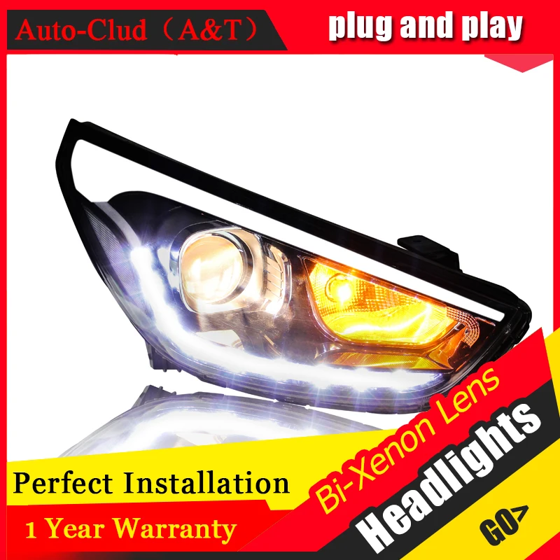 Автомобильный Стайлинг для Hyundai IX35 фар в сборе 2010-2013 bi xenon объектив h7 с hid kit 2 шт |