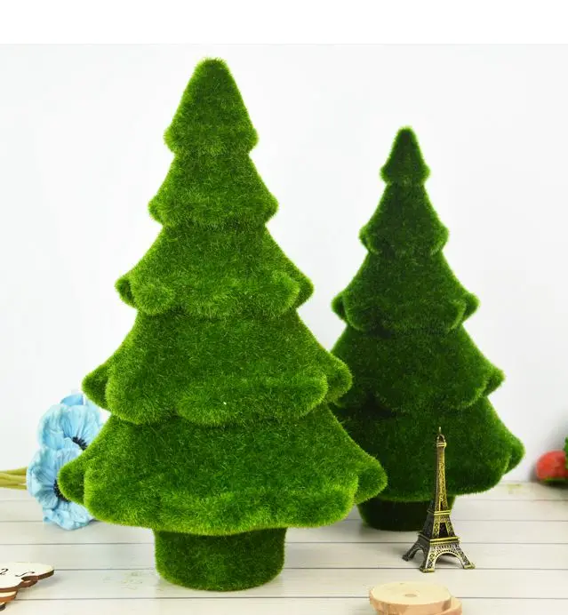 Artificial Pine Trees Fake Flower Plant Komatsu Moss pine tree Table