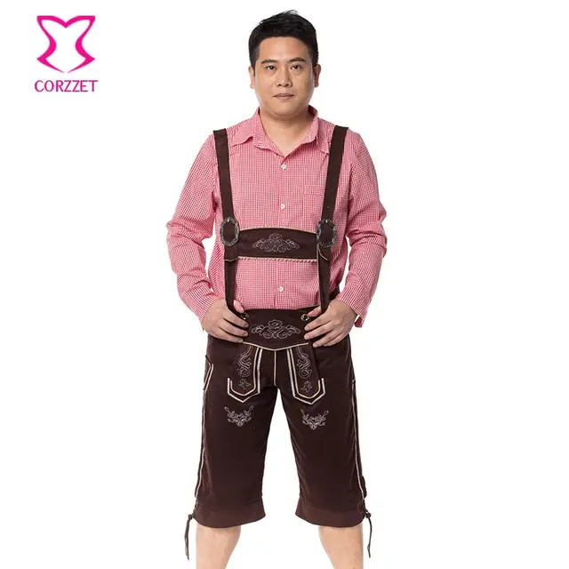 halloween traje lederhosen adulto