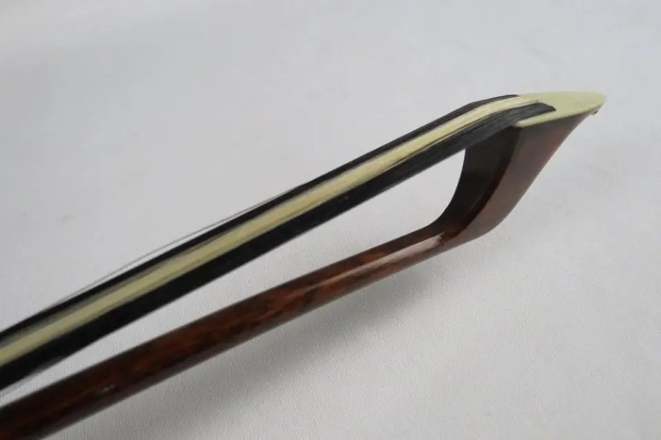 Баланс Франции стиль snakewood 3/4 бас лук. белый+ черный конский волос