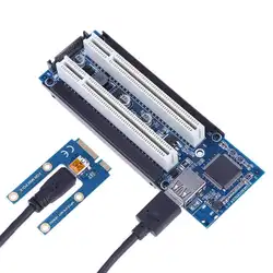 ALLOYSEED мини PCI-e для Dual PCI-E PCI адаптер карта для захвата карты Gold налог звуковые карты для WIN2000/XP /Vista/Win7/Win8/LINUX