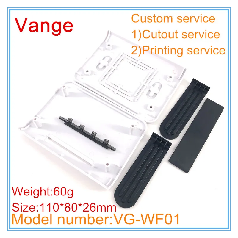 1 шт./лот пресс-форм экструдированный инъекций 110*80*26 мм корпус из АБС-пластика diy корпус для сетевого кабеля Корпус для установки электроники коробка