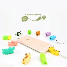 

a cable protector for iphone animal dog cat cable a rabbit doll model toys 2 * 2 * 4 cm from the blister package
