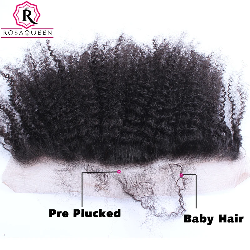 Rosa-Queen-13x4-Lace-Frontal-Closure-With-Baby-Hair-Mongolian-Afro-Kinky-Curly-Remy-Hair-Natural