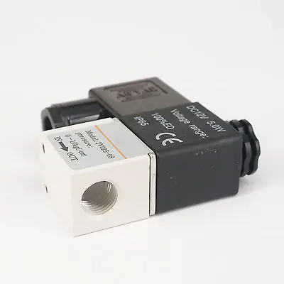 Пневматический клапан 1/4 &quotBSPT DC12V 2V025 08 2 положения ходовой соленоид нормально