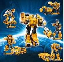 Alloy Engineering Transformation font b Robot b font font b Car b font Deformation Toy 2