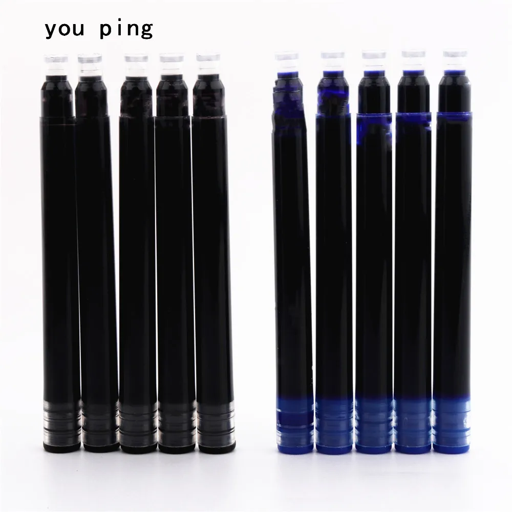 

5pcs ink supplies fountain Pen portable pen ink quality is not hurt pen Ink refill cartridge school office