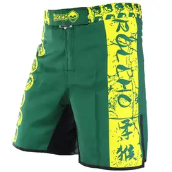 2018 летние новые мужские шорты ROLLHO мягкие шорты с обезьянкой, MMA Fight UFC, комплексная Футболка с принтом Муай Тай Санда, быстросохнущие шорты