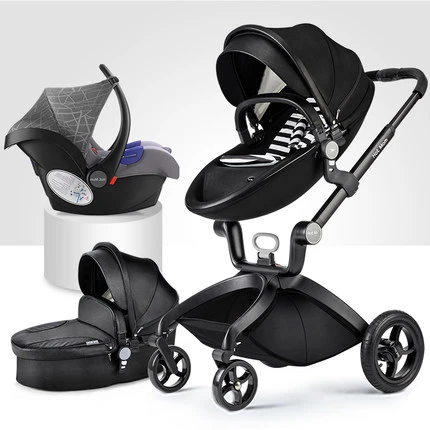leather stroller and carseat