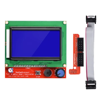 

BIQU 12864 LCD Control Panel Smart Controller RAMPS1.4 LCD RepRap MKS GEN L Support Control Board for 3D Printer