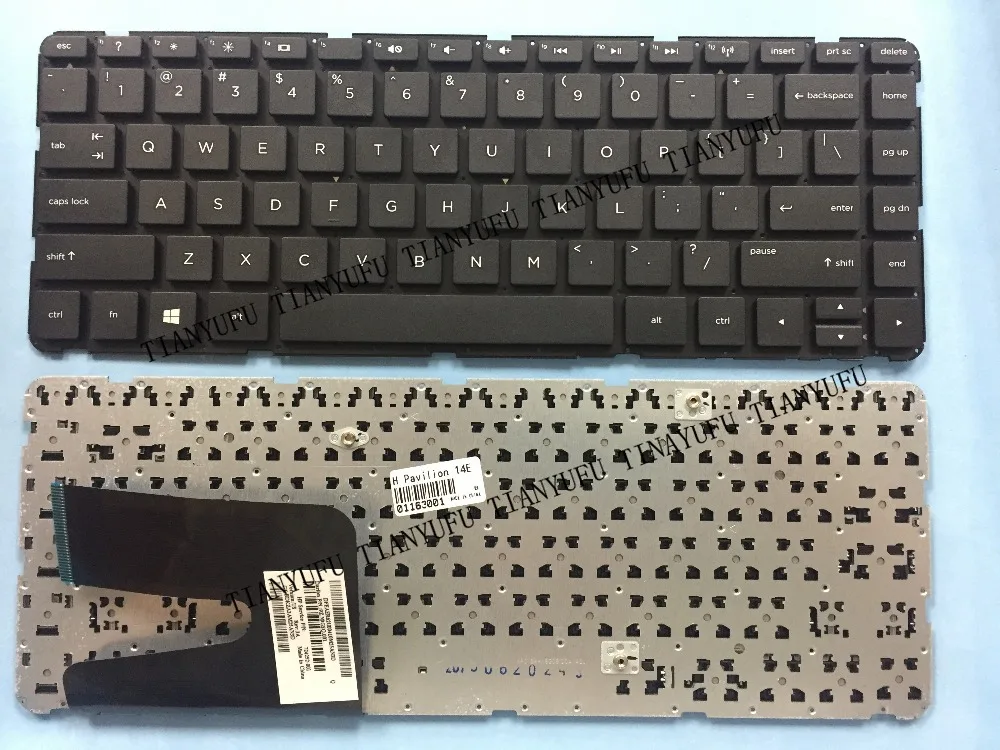 Новая английская клавиатура 14E для ноутбука HP Pavilion 14 E 14-F 14-E черная ноутбуков с