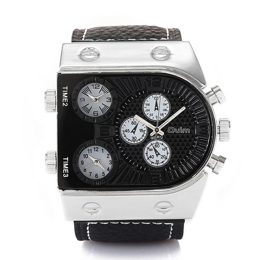 font b Oulm b font Brand font b Luxury b font Watches Big Dial Quartz