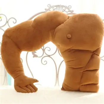 

Cute Muscular Boyfriend Arm Pillow New Snug interesting Siesta Pillow Cushion Lnnovative Pillows Birthday Gift for Girlfriend