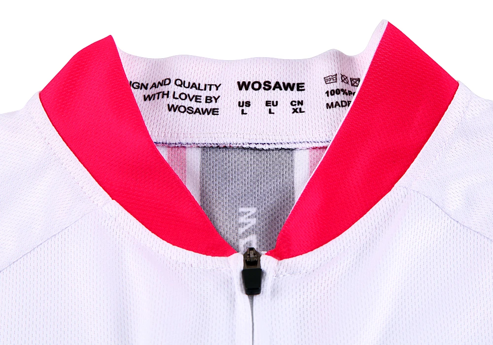 WOSAWE برو فريق قصيرة الأكمام الدراجات الفانيلة مجموعة الإناث الصيف دراجة الملابس الرياضية دورة دراجة الملابس روبا ciclismo موهير