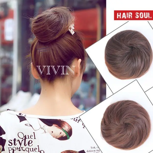 4 Colors Fashion Cute Hair Bun New Japan Fashion Lovely Straight