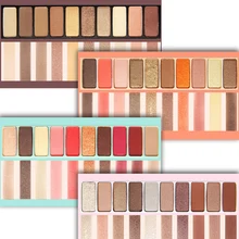 NOVO Eye Makeup Shadow Palette Naked Shimmer Matte Eyeshadow Palette With Makeup Brush Professional Cosmetics 10 Colors Per Set