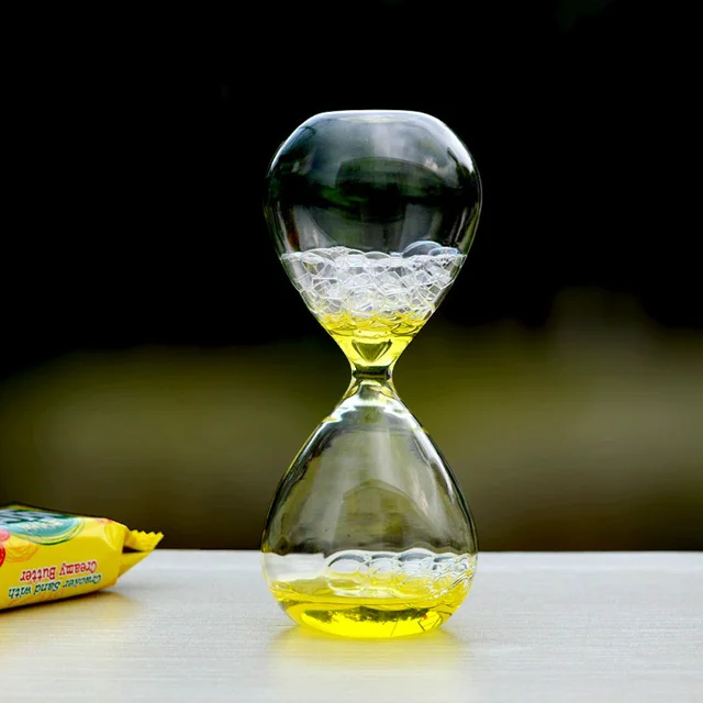 OUYUN Magic Glass Bubble Hourglass Office Accessories Hourglass Room