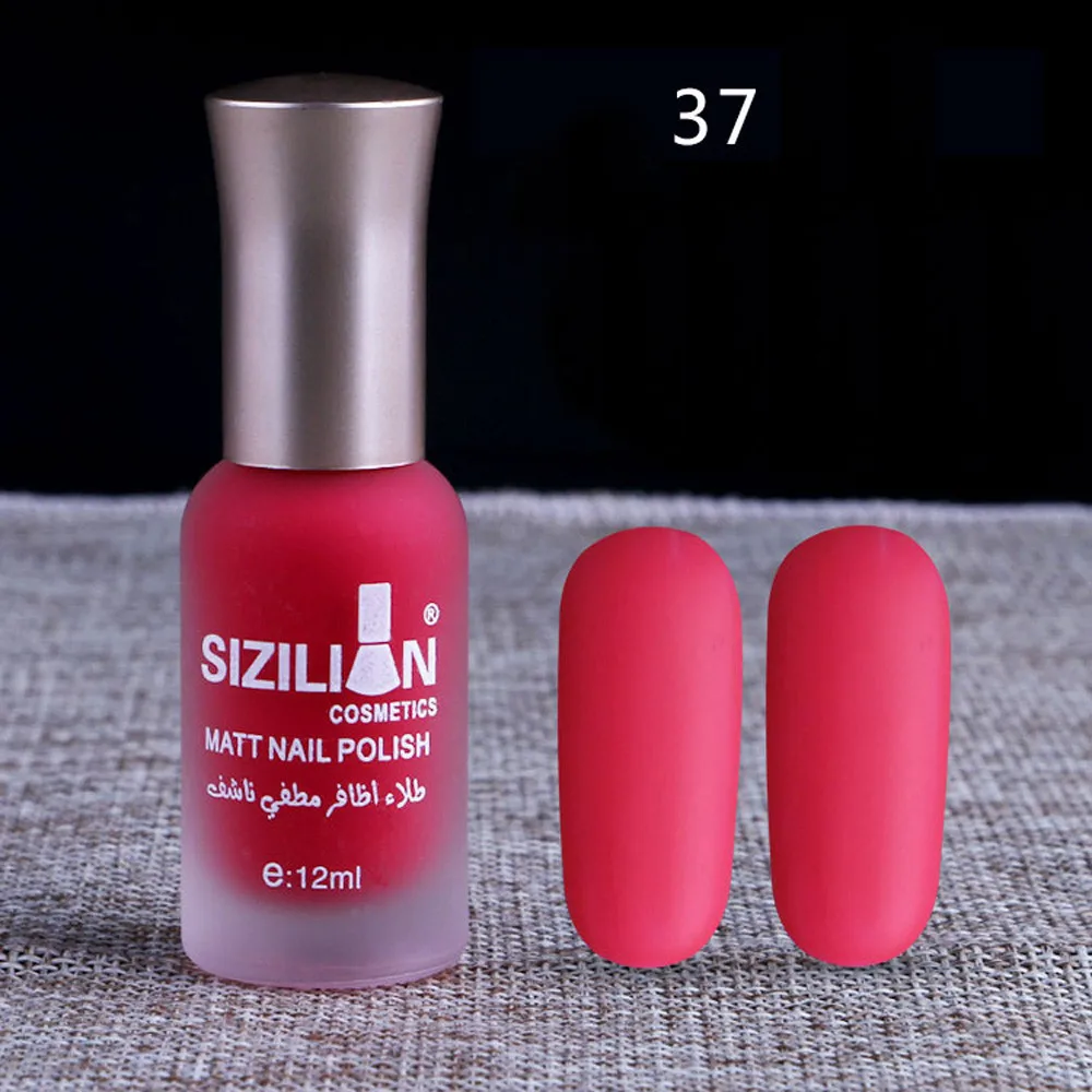 12 мл матовый тусклый быстро-сухой лак для ногтей быстро сухой стойкий Стойкий цвет Гибкие Блестящие, дизайн ногтей продукт модная обувь# Zer