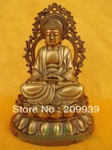 

dh 0028 Chinese bronze brass Sakyamuni Buddha Staute 6"High/15CM